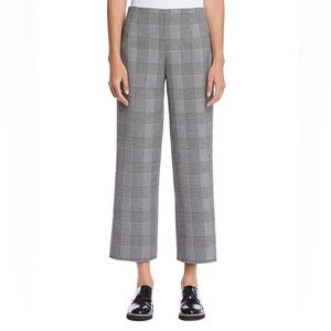Bailey 44 "Head Over Heels" Pants Women's Large Gray Plaid Cropped Wide Leg